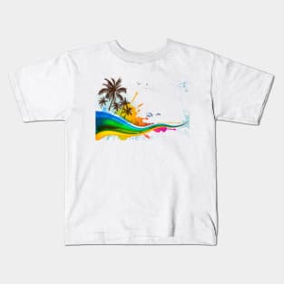 Summer Vibes Kids T-Shirt